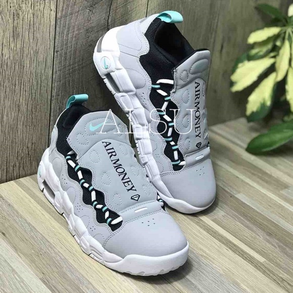 Nike Air More Money GS Wolf Grey Kids AUTHENTIC - Picture 3 of 8